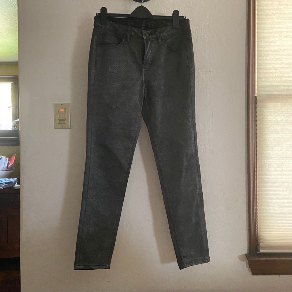 NEW JAG JEANS Slim Fit Black Textured Jeans